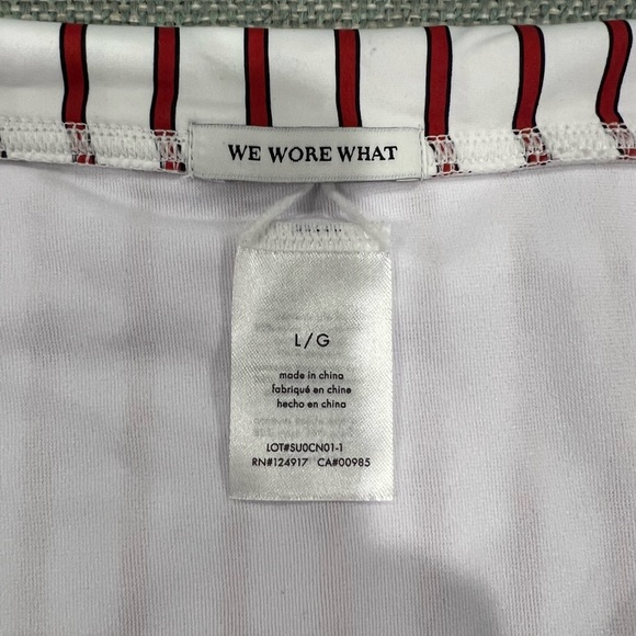 WE WORE WHAT Striped Swim Bikini - Picture 3 of 5